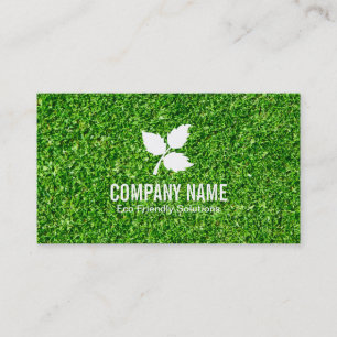 Carte De Visite 3 feuilles   Eco L'herbe conviviale