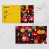 Carte De Visite 3, Nom, Adresse 1, Adresse... (Devant / Derrière)