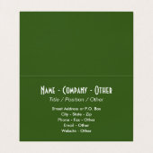 Carte De Visite 3 peaux de truites Art - Pêche à la mouche (Intérieur déplié)