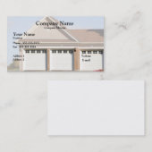 Carte De Visite 3 portes de garage sur la maison (Devant / Derrière)