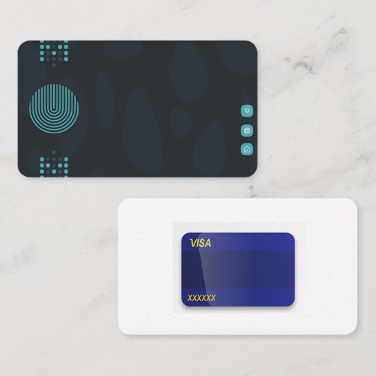 Carte de visite 3d (Devant / Derrière)