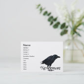 Carte De Visite 3D plus jamais Raven (Debout devant)