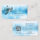 Carte De Visite 3D Turtle Beach Front Rentals  (Devant / Derrière)
