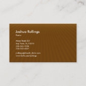 Carte De Visite 3h16 de John - chrétien (Dos)