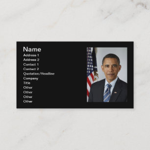 Carte De Visite 44 Barack Obama