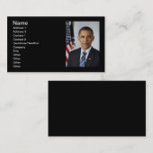 Carte De Visite 44 Barack Obama (Devant / Derrière)