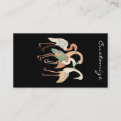 Carte De Visite 4 grues japonaises Thunder_Cove (Dos)