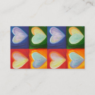 Carte De Visite 4 Love Hearts Art