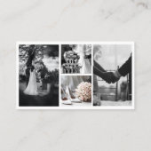 Carte De Visite 4 Photographe Mariage de photos Code QR (Dos)