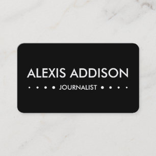 Carte De Visite 4dots JOURNALISTE