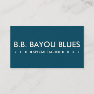Carte De Visite 4points BLEU