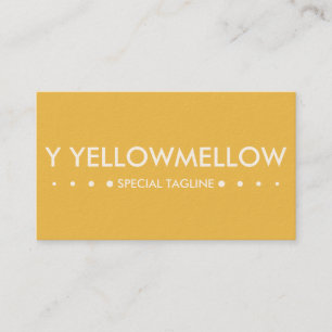 Carte De Visite 4points JAUNES