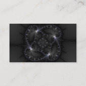 Carte De Visite 50 nuances de gris - art de fractale (Dos)
