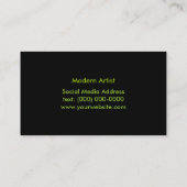 Carte De Visite 519 Ver.2 modernes faits sur commande (Dos)