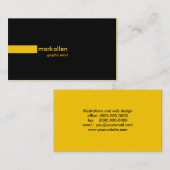 Carte De Visite 519G moderne fait sur commande (Devant / Derrière)