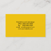 Carte De Visite 519G moderne fait sur commande (Dos)