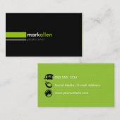 Carte De Visite 521 modernes faits sur commande (Devant / Derrière)