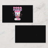 Carte De Visite 53.Boba Tea Mode Boba Activé (Devant / Derrière)