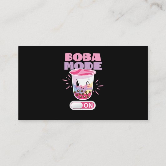 Carte De Visite 53.Boba Tea Mode Boba Activé (Devant)