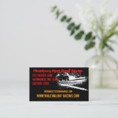 Carte De Visite 55 Chevy Gasser Burnout (Debout devant)