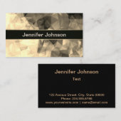 Carte De Visite 5. Polygonale personnalisée, géométrique (Devant / Derrière)