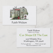 Carte De Visite 5ème roue de pointe (Devant / Derrière)