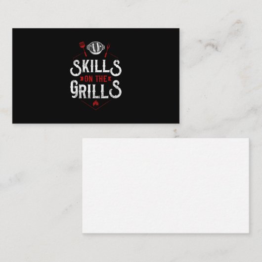 Carte De Visite 69.Bbq Chefcook Offconcurrent restaurantbarbeque S (Devant / Derrière)