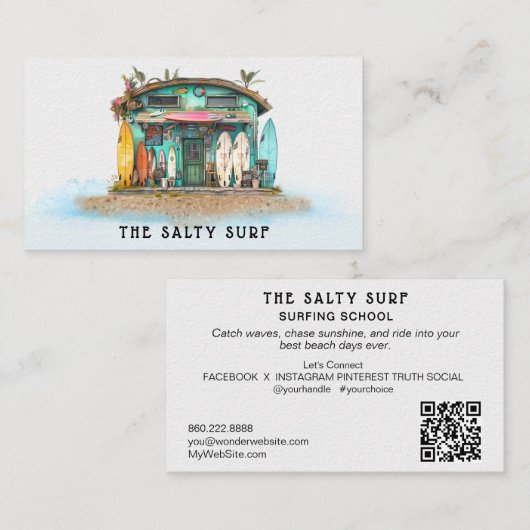 Carte De Visite *~* 6 AP13 Plage Whimsical Plage Plage Côtière Sur (Devant / Derrière)