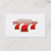 Carte De Visite 7 chanceux (Dos)