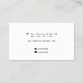 Carte De Visite 7 Rainbow Chakra Energy Healer Yoga (Dos)