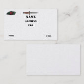 Carte De Visite 7e patch lrrps recon lrrp des forces spéciales (Devant / Derrière)