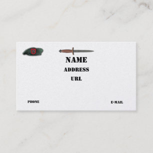 Carte De Visite 7e patch lrrps recon lrrp des forces spéciales