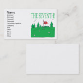 Carte De Visite 7ème Trou (Devant / Derrière)