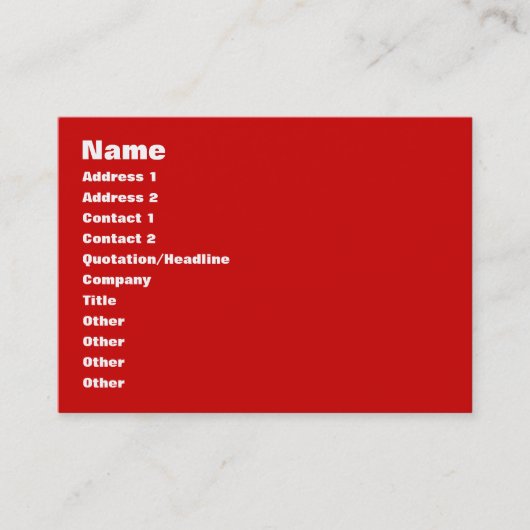 Carte De Visite 8 Bits Pixel Manga Eyes (Devant)