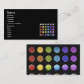 Carte De Visite 8 couleurs brillantes (Devant / Derrière)