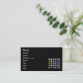 Carte De Visite 8 couleurs brillantes (Debout devant)