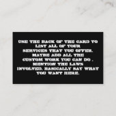 Carte de visite 8 de marchand de FFL (Dos)