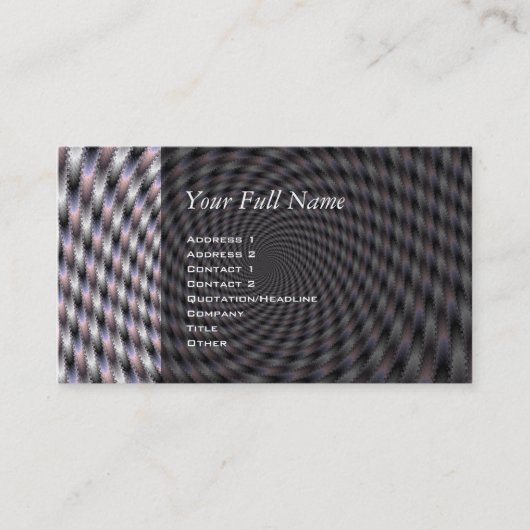 Carte De Visite 8 Vodkas Trop Nombreuses - Fractées (Devant)