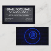 Carte De Visite 8ball : panneau électrique (Devant / Derrière)