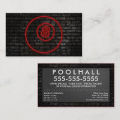 Carte De Visite 8ball : panneau électrique (Devant / Derrière)