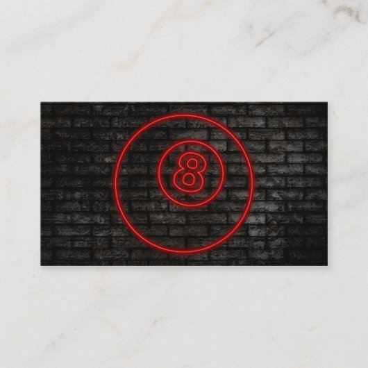 Carte De Visite 8ball : panneau électrique (Devant)