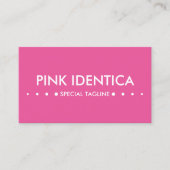 Carte de visite à 4 points PINK (Devant)