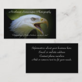 Carte de visite à aigle (Devant / Derrière)