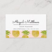 Carte de visite à ananas (Devant)