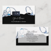 Carte de visite à apnée de sommeil professionnel (Devant / Derrière)