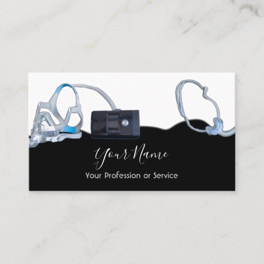 Carte de visite à apnée de sommeil professionnel (Devant)