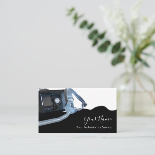 Carte de visite à apnée de sommeil professionnel (Debout devant)