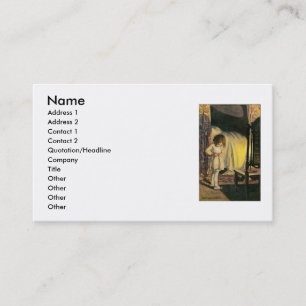 Carte de visite à bougie