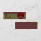 Carte de visite à café chaud (Devant / Derrière)