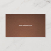 Carte de visite à café chaud (Dos)